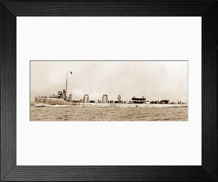Framed Print : HMS Derwent, First Class Destroyer, Royal Navy Framed Print : HMS Derwent, First Class Destroyer, Royal Navy
