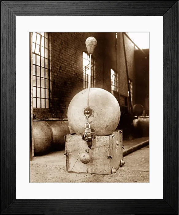 Framed Print : British submarine mine Framed Print : British submarine mine