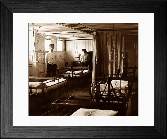 Framed Print : Hospital ship during WW1 Framed Print : Hospital ship during WW1