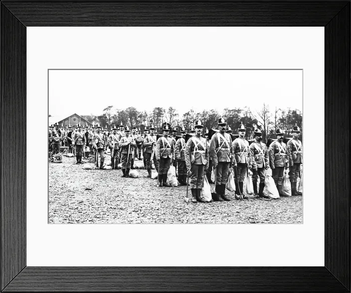 Framed Print : The Yorkshire Regiment in khaki during WW1 Framed Print : The Yorkshire Regiment in khaki during WW1