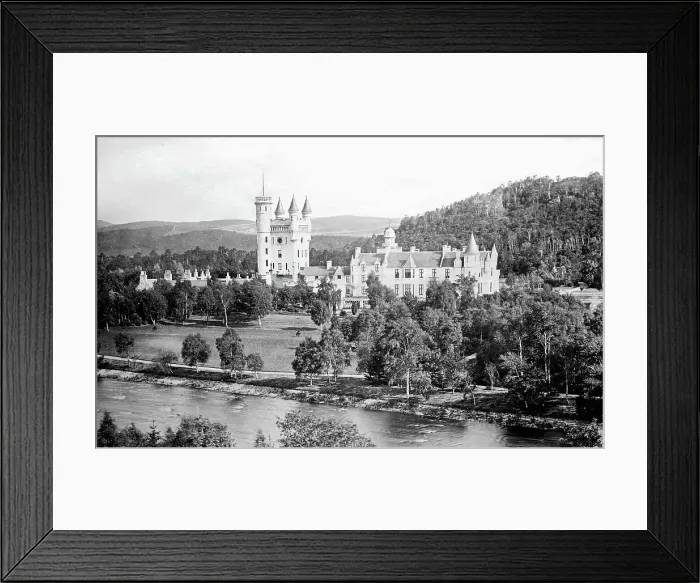 Framed Print : Balmoral Castle, Victorian period Framed Print : Balmoral Castle, Victorian period
