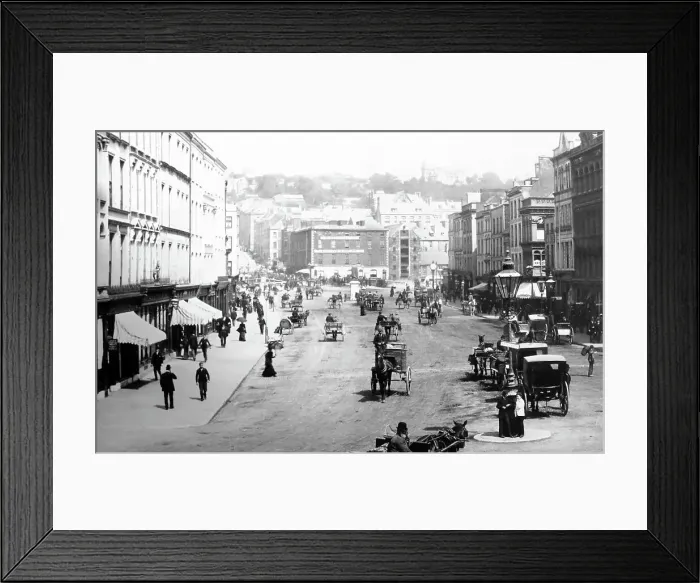Framed Print : Patrick Street, Cork, Ireland, Victorian period Framed Print : Patrick Street, Cork, Ireland, Victorian period