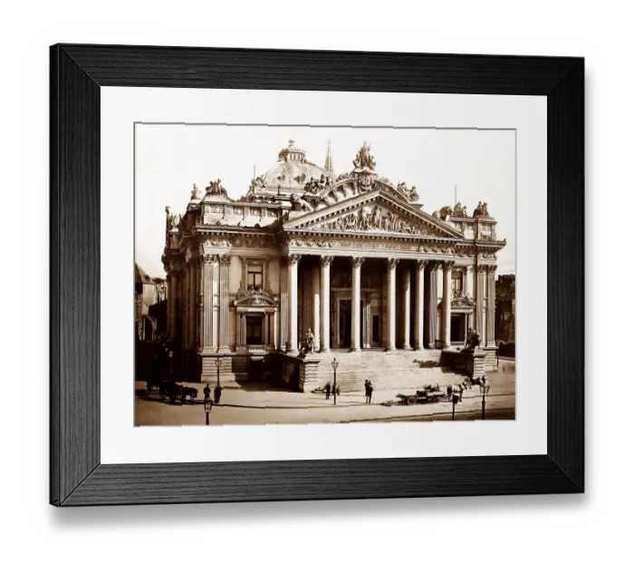 Framed Print : The Bourse, Brussels, Belgium Framed Print : The Bourse, Brussels, Belgium