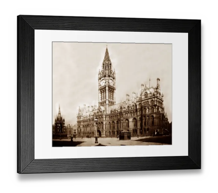 Framed Print : Manchester Town Hall Framed Print : Manchester Town Hall