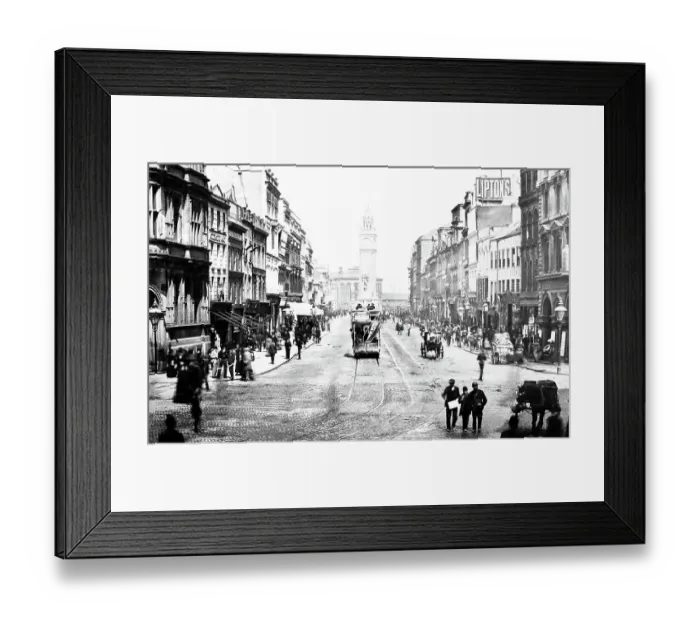 Framed Print : High Street, Belfast, Ireland, Victorian period Framed Print : High Street, Belfast, Ireland, Victorian period