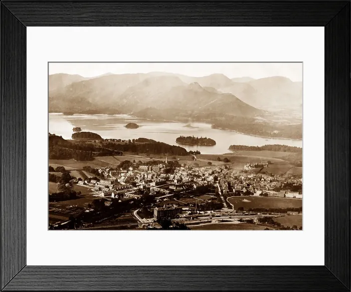 Framed Print : Keswick and Derwentwater, Lake District Framed Print : Keswick and Derwentwater, Lake District