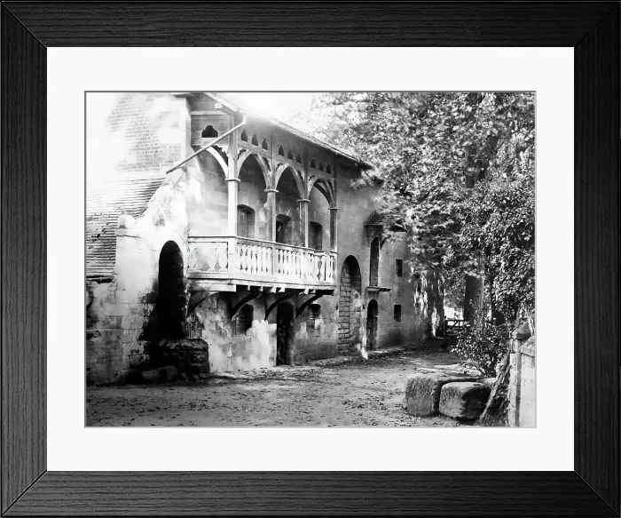 Framed Print : Old Mill, Guy's Cliffe, Warwick, Victorian period Framed Print : Old Mill, Guy's Cliffe, Warwick, Victorian period