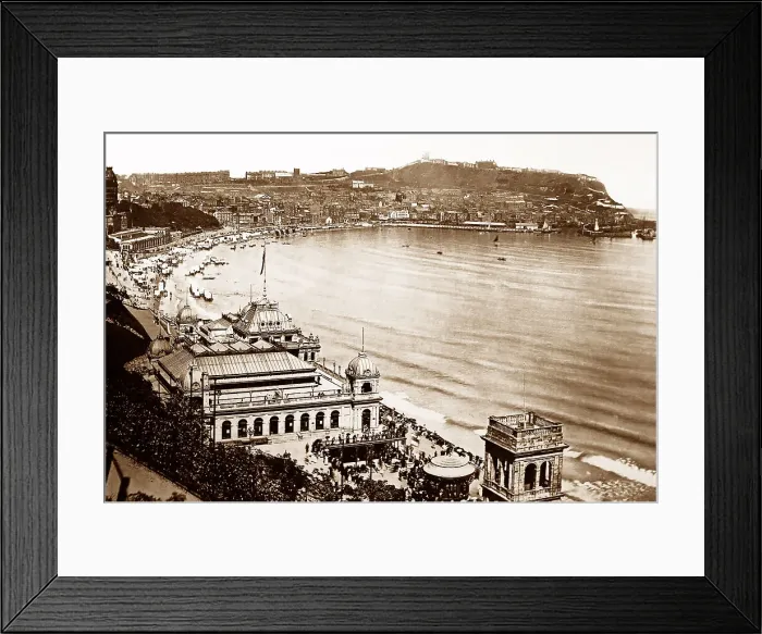 Framed Print : Scarborough, Victorian period Framed Print : Scarborough, Victorian period