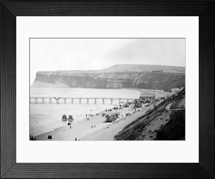 Framed Print : Saltburn by the Sea, Victorian period Framed Print : Saltburn by the Sea, Victorian period