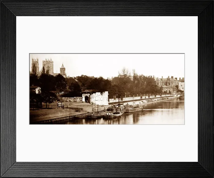 Framed Print : River and Minster, York Framed Print : River and Minster, York
