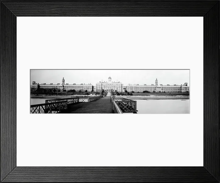 Framed Print : Netley Hospital, Southampton, Victorian period Framed Print : Netley Hospital, Southampton, Victorian period