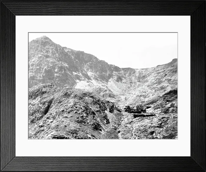 Framed Print : Mines on Mount Snowdon, Wales Framed Print : Mines on Mount Snowdon, Wales
