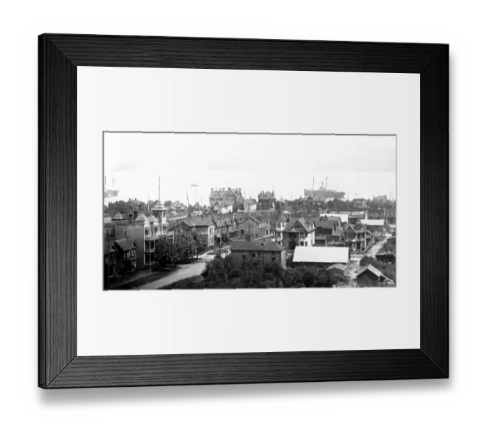 Framed Print : Vancouver, Canada, early 1900s Framed Print : Vancouver, Canada, early 1900s