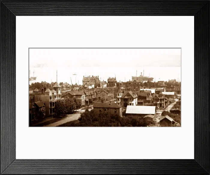 Framed Print : Vancouver Harbour, Canada Framed Print : Vancouver Harbour, Canada