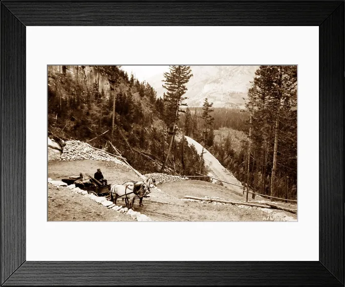 Framed Print : The Corkscrew Drive, Banff, Canada Framed Print : The Corkscrew Drive, Banff, Canada