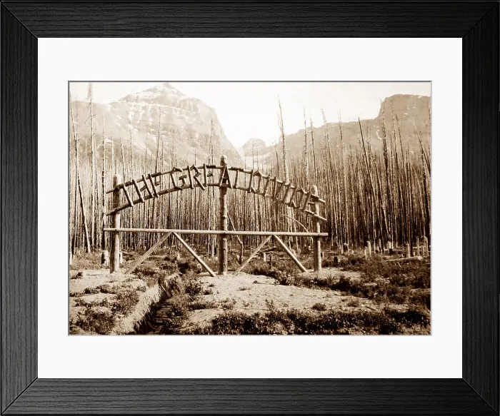 Framed Print : The Great Divide Boundary between BC and Alberta, Canada Framed Print : The Great Divide Boundary between BC and Alberta, Canada