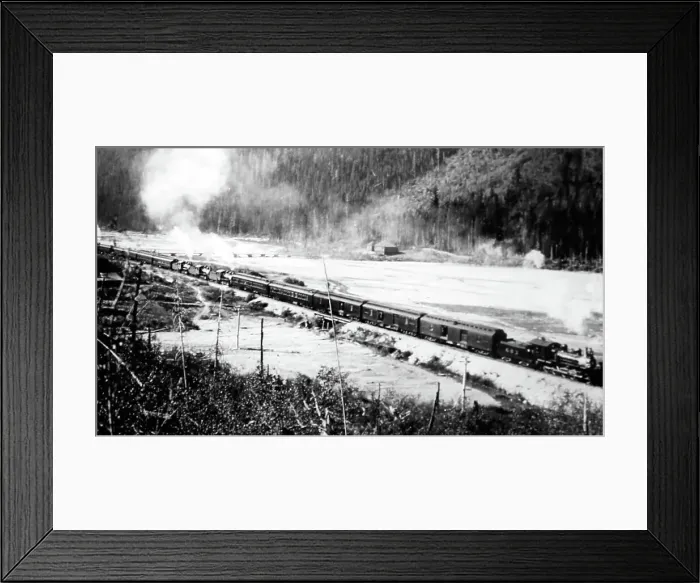 Framed Print : Royal Train, Kicking Horse Pass, British Columbia, Canada Framed Print : Royal Train, Kicking Horse Pass, British Columbia, Canada