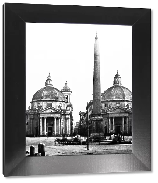 Piazza del Popolo, Rome, Italy, Victorian period