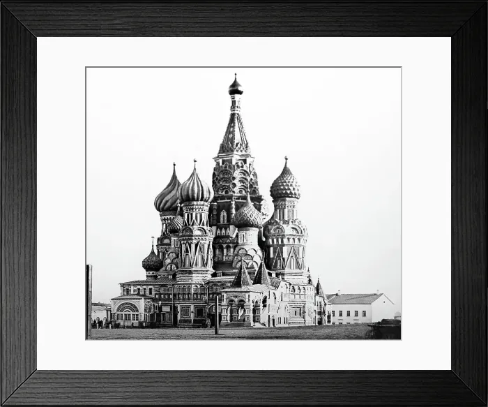 Framed Print : St Basil's Cathedral, Moscow, Russia, Victorian period Framed Print : St Basil's Cathedral, Moscow, Russia, Victorian period