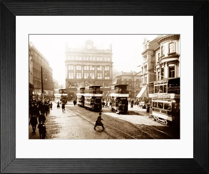Framed Print : Castle Junction, Belfast, Ireland Framed Print : Castle Junction, Belfast, Ireland