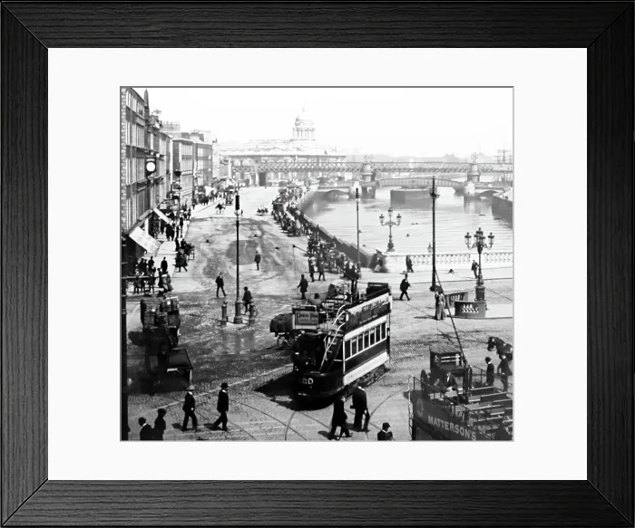 Framed Print : Connell Bridge, Dublin, Ireland, early 1900s Framed Print : Connell Bridge, Dublin, Ireland, early 1900s
