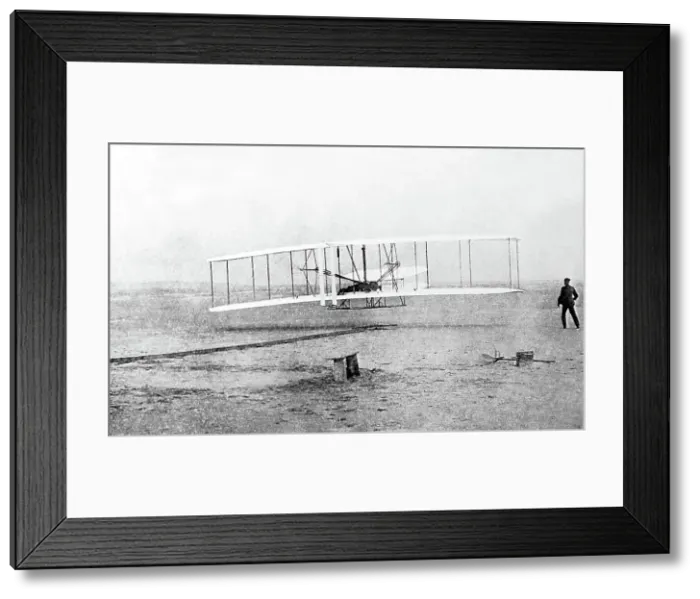 Framed Print : Wright Brothers first flight Framed Print : Wright Brothers first flight