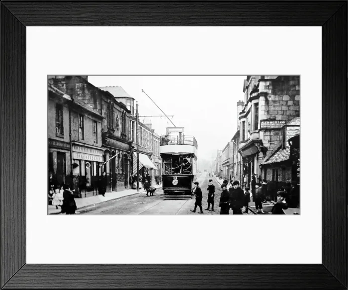 Framed Print : Main Street, Renton, Vale of Leven, Scotland Framed Print : Main Street, Renton, Vale of Leven, Scotland