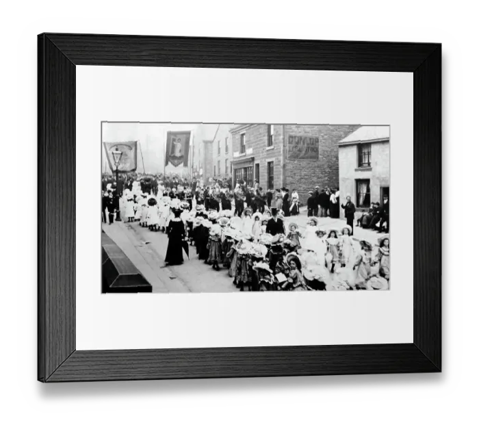 Framed Print : Whit Monday parade, Padiham Framed Print : Whit Monday parade, Padiham