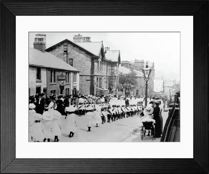 Framed Print : Whit Monday parade, Padiham Framed Print : Whit Monday parade, Padiham