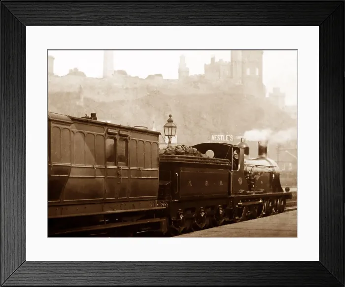 Framed Print : North British Railway locomotive in Edinburgh Framed Print : North British Railway locomotive in Edinburgh
