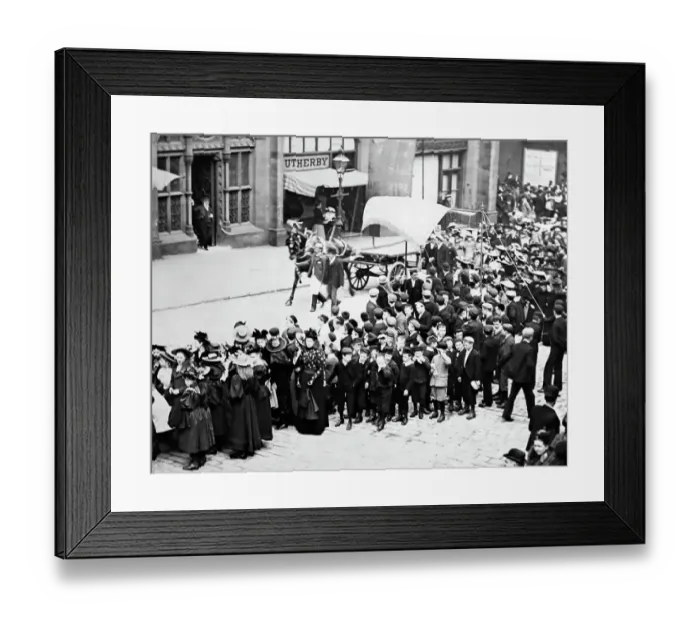 Framed Print : A Christian Endeavour Rally, Victorian period Framed Print : A Christian Endeavour Rally, Victorian period
