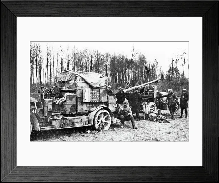Framed Print : Anti aircraft gun during WW1 Framed Print : Anti aircraft gun during WW1