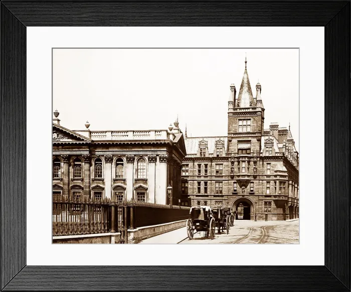 Framed Print : Caius College and Senate House, Cambridge University Framed Print : Caius College and Senate House, Cambridge University