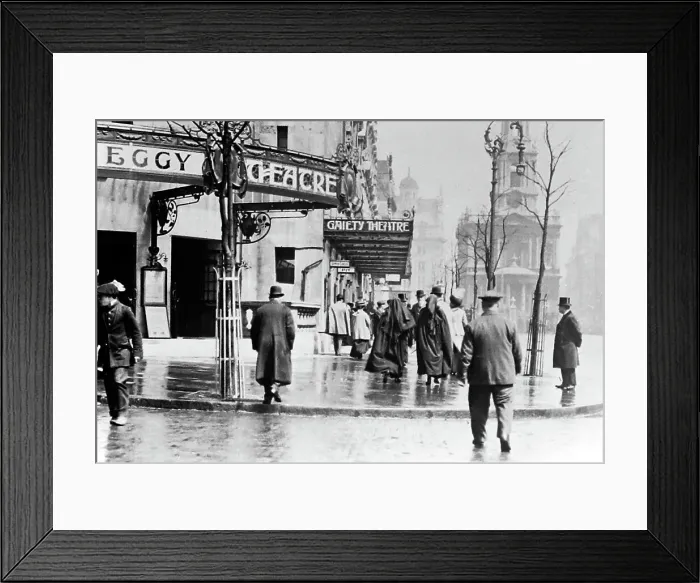 Framed Print : The Gaiety Theatre, London, early 1900s Framed Print : The Gaiety Theatre, London, early 1900s