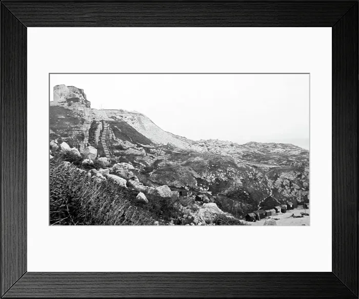Framed Print : Rufus Castle, Portland, early 1900s Framed Print : Rufus Castle, Portland, early 1900s