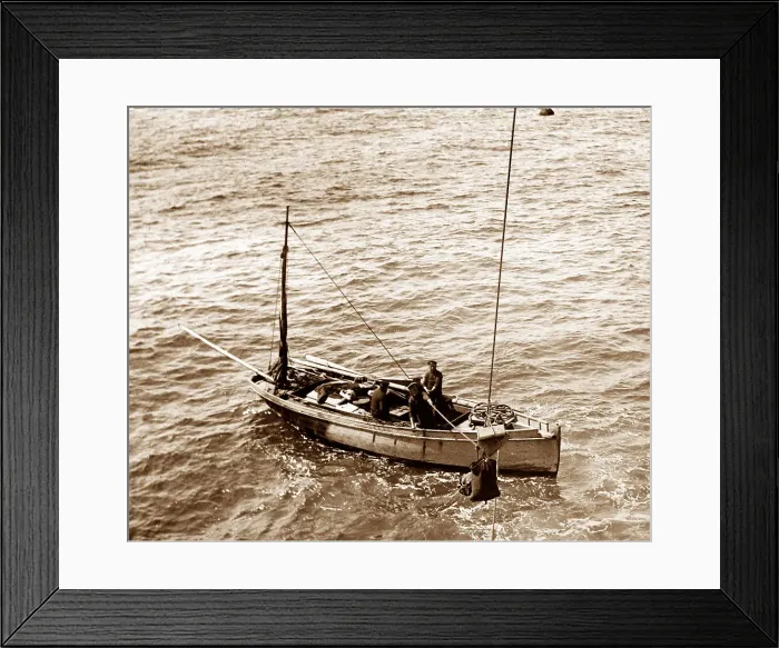 Framed Print : Relief boat, Bishops Rock Lighthouse, Isle of Scilly Framed Print : Relief boat, Bishops Rock Lighthouse, Isle of Scilly