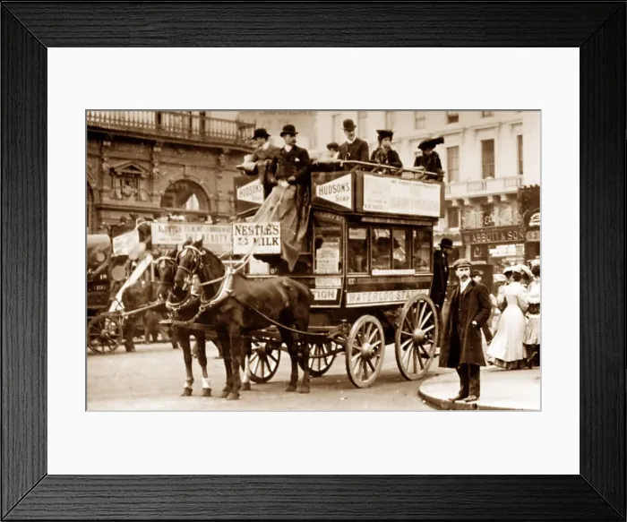 Framed Print : London horse bus Framed Print : London horse bus