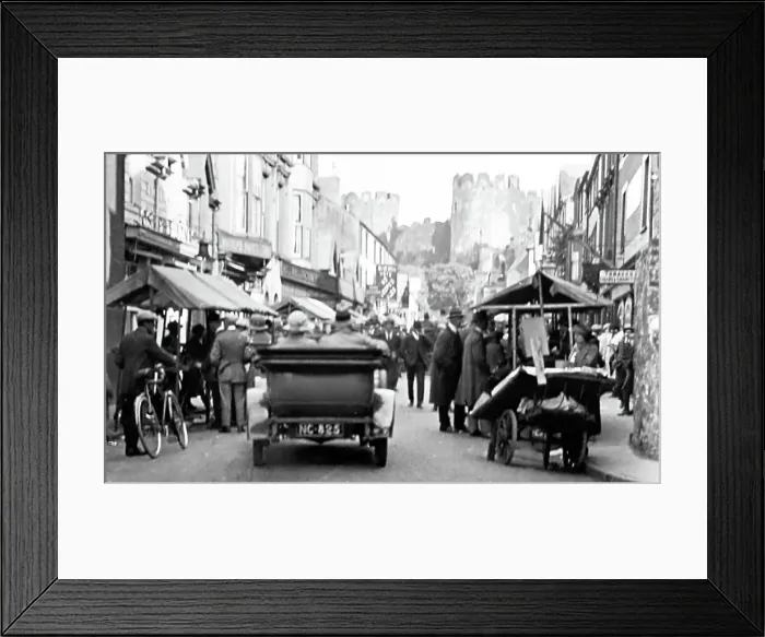 Framed Print : Conwy village and castle Framed Print : Conwy village and castle