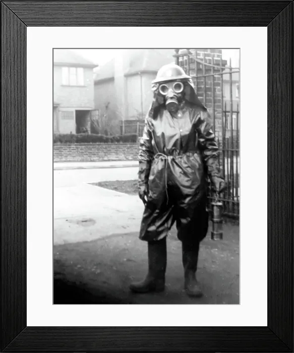 Framed Print : Air Raid Warden Framed Print : Air Raid Warden