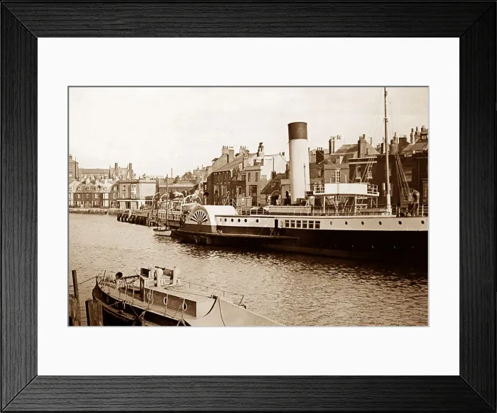 Framed Print : Paddle steamer, Weymouth Framed Print : Paddle steamer, Weymouth