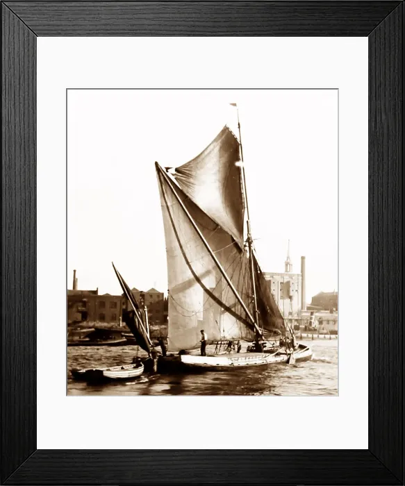 Framed Print : Thames barge Framed Print : Thames barge