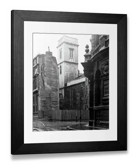 Framed Print : All Hallows Church, Lombard Street, London Framed Print : All Hallows Church, Lombard Street, London