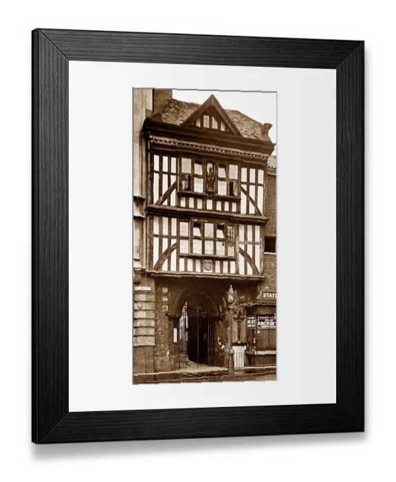 Framed Print : Entrance to St. Bartholomew's Hospital in Smithfield, London Framed Print : Entrance to St. Bartholomew's Hospital in Smithfield, London