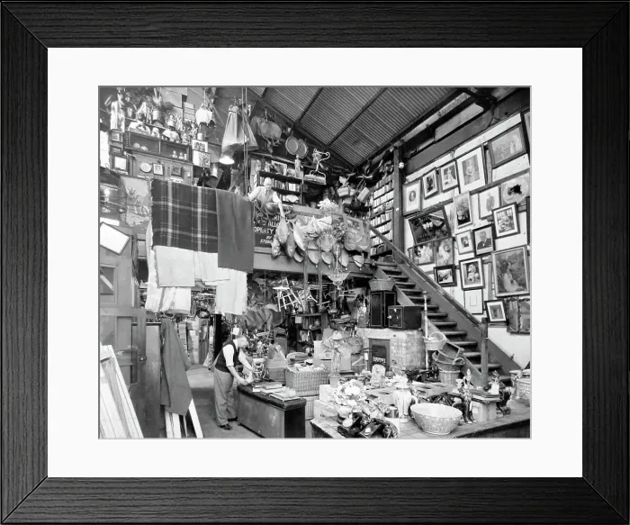 Framed Print : Ealing Studios Props Department 1940s Framed Print : Ealing Studios Props Department 1940s