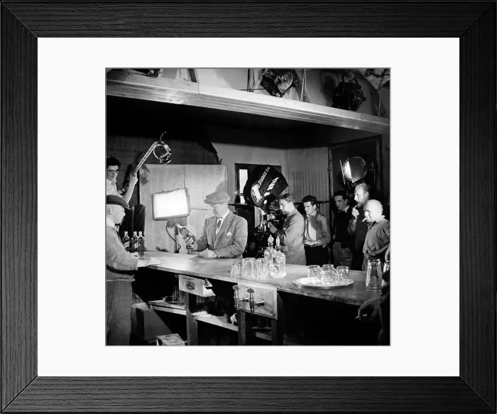 Framed Print : Filming Whiskey Galore released in 1949 Framed Print : Filming Whiskey Galore released in 1949