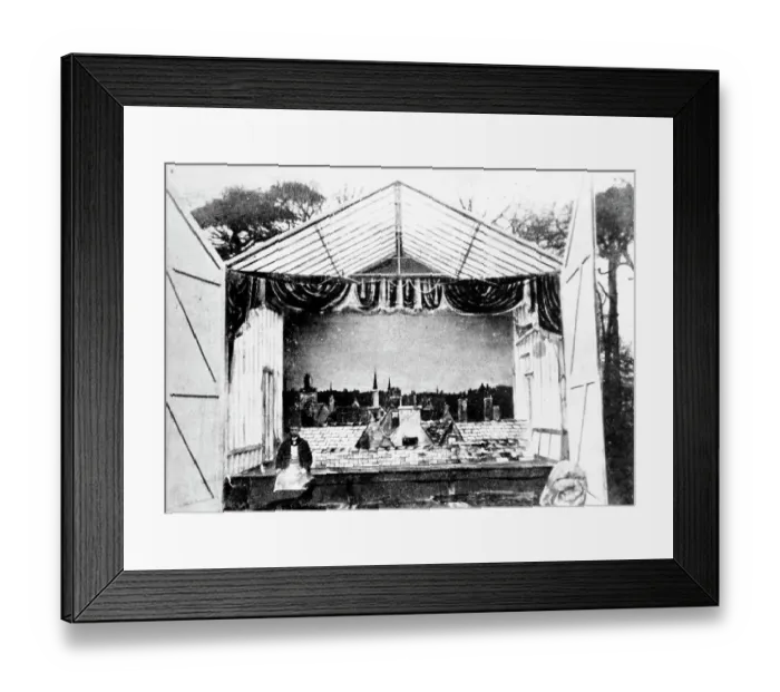 Framed Print : Early stage set, Ealing Studios, London Framed Print : Early stage set, Ealing Studios, London