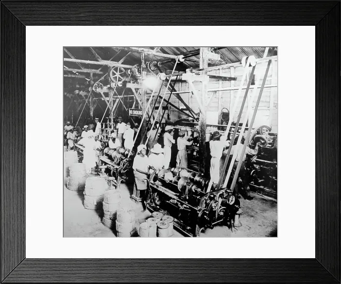 Framed Print : Rope factory in St Vincent early 1900s Framed Print : Rope factory in St Vincent early 1900s