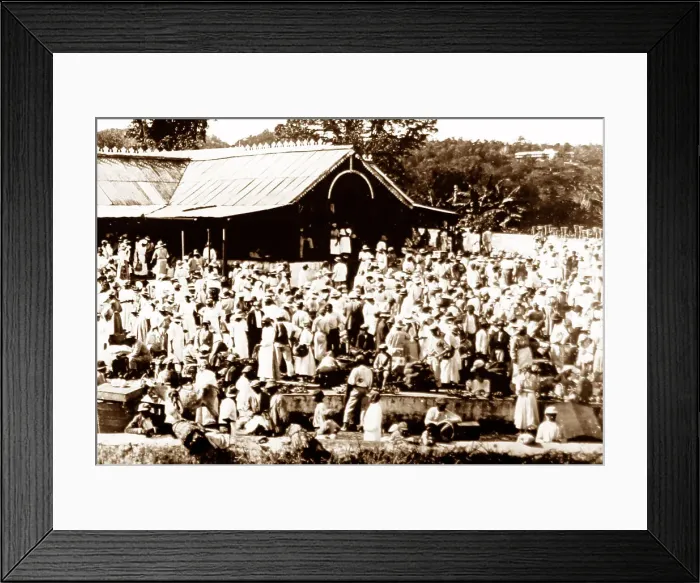 Framed Print : Mandeville Market, Manchester, Jamaica Framed Print : Mandeville Market, Manchester, Jamaica