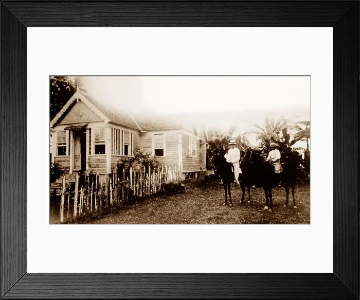 Framed Print : Settlers house, St Mary, Jamaica Framed Print : Settlers house, St Mary, Jamaica