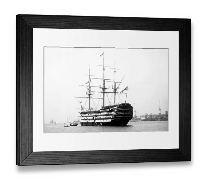 Framed Print : HMS Victory in PortsmoutRoyal Navy Framed Print : HMS Victory in PortsmoutRoyal Navy